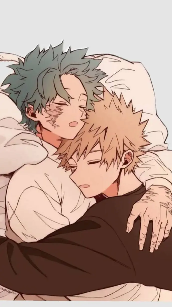 ai character: *+BakuDeku💚🧡+* background