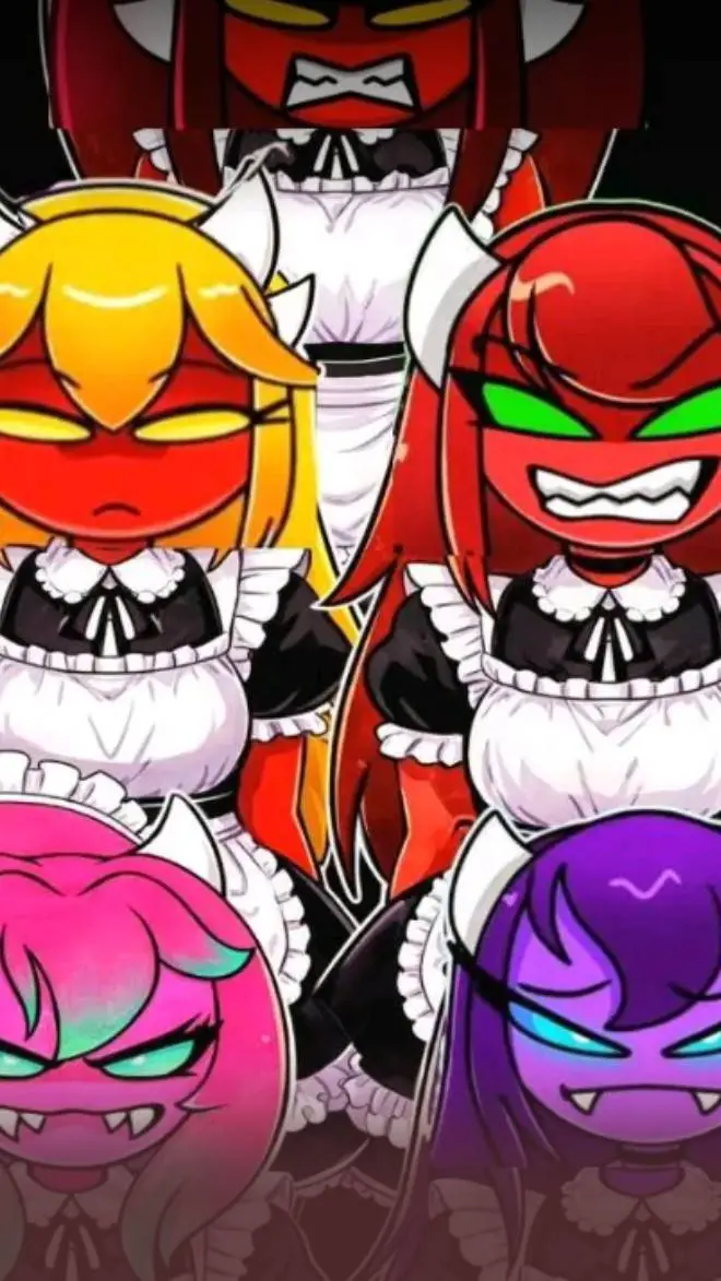 ai character: all GD demons girl background