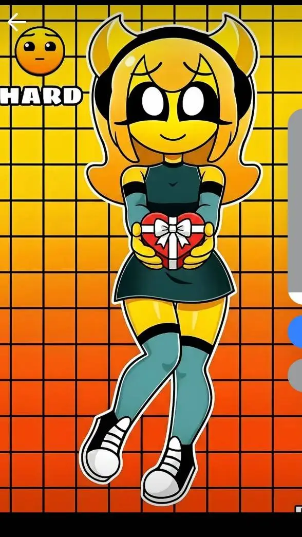 ai character: hard girl background