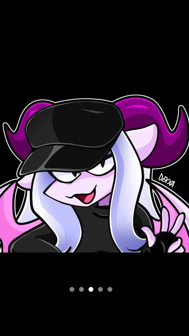 ai character: DEXXA GALAX  background