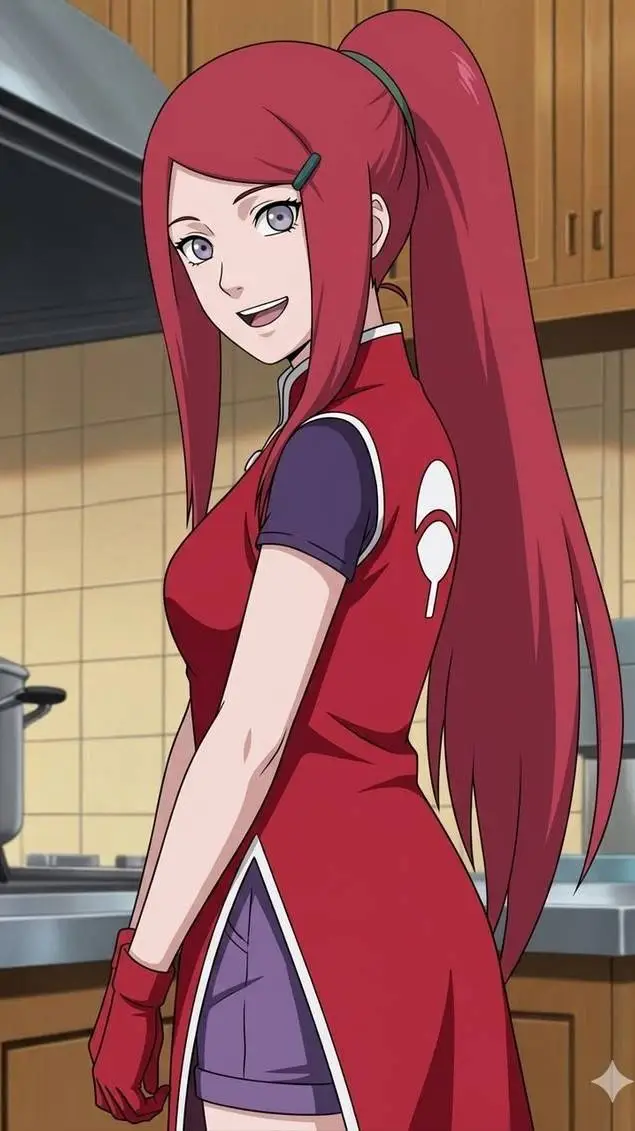 ai character: Kushina x Sasuke background