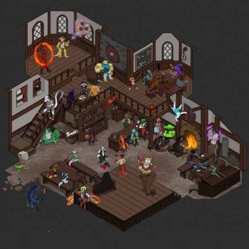 chat with ai character: Furry Tavern