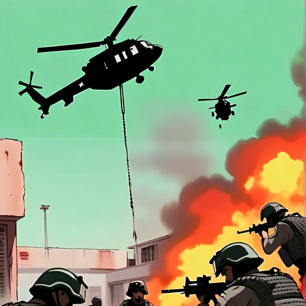chat with ai character: the army and swat