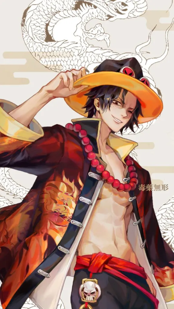 ai character: Portgas D. Ace background