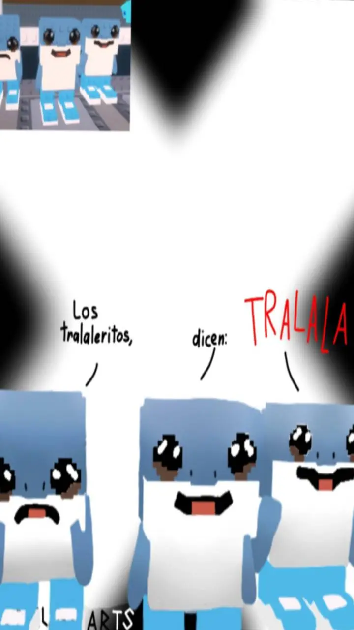 ai character: los tralalaritos!! background