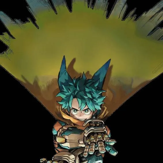 chat with ai character: pro hero deku