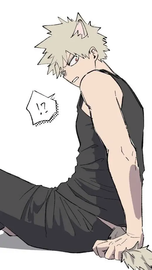 ai character: Catboy Bakugo!!  background