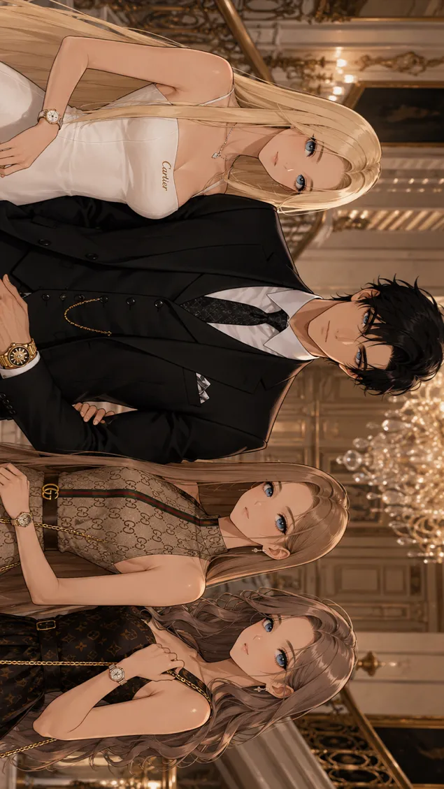 ai character: Rich Life 4 background