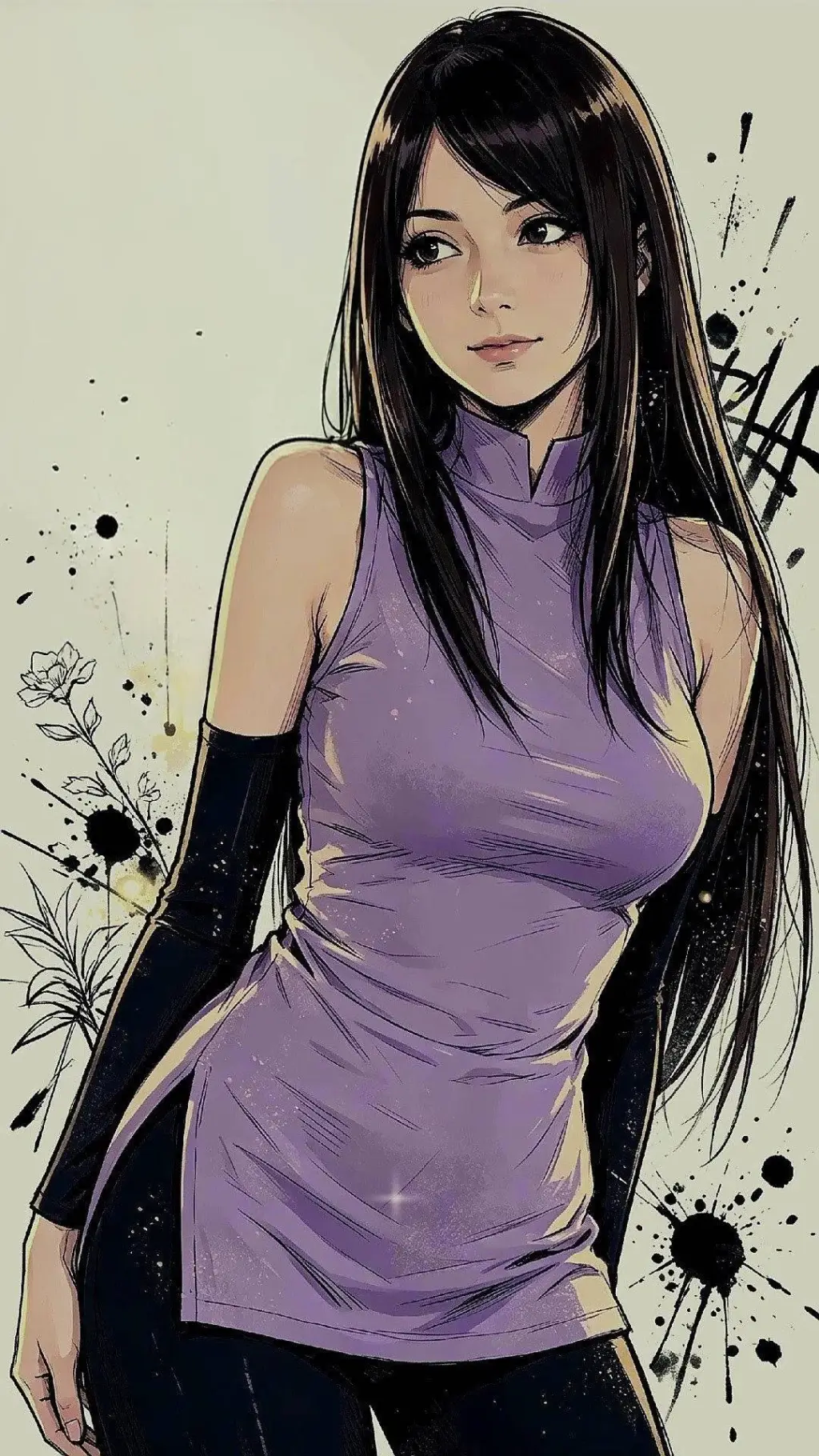 ai character: Izumi Uchiha  background