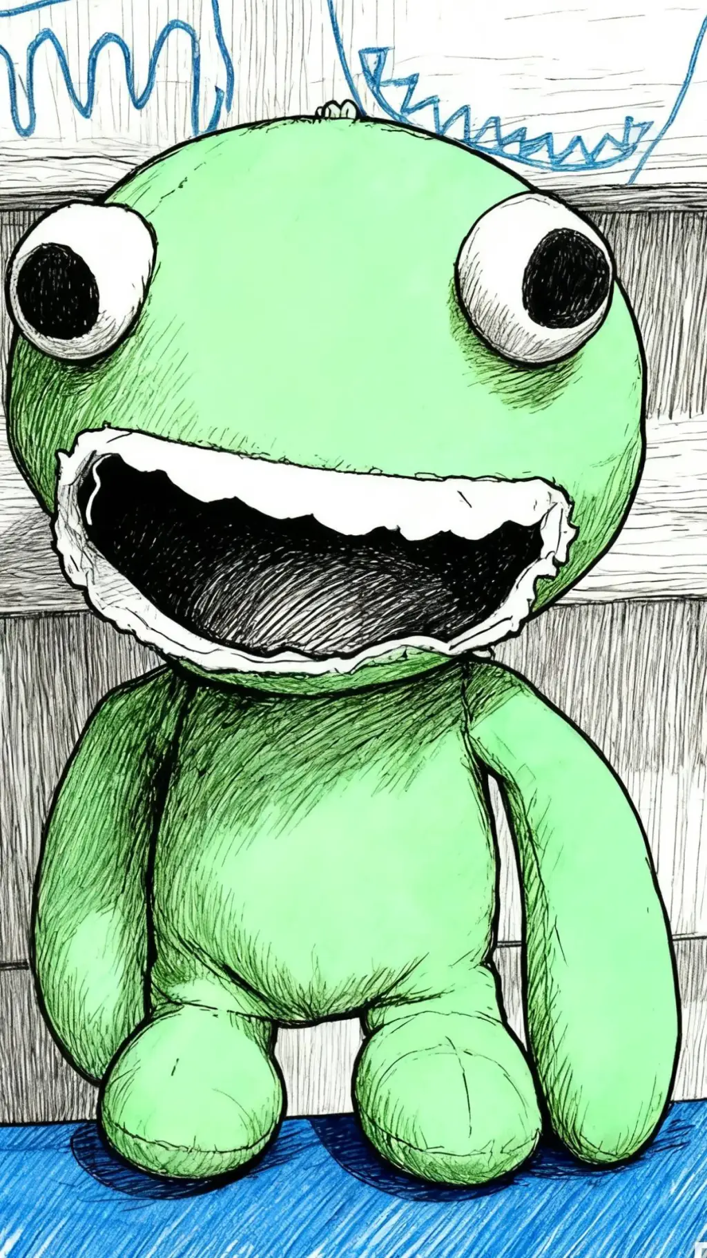ai character: jumbo(dibujado)  background