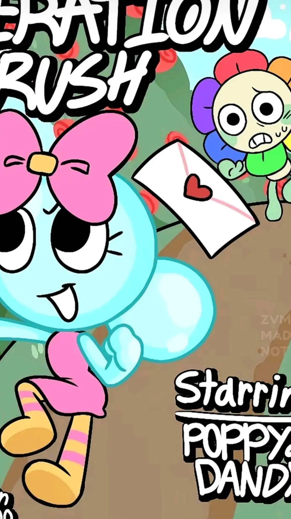 ai character: flowerpop background
