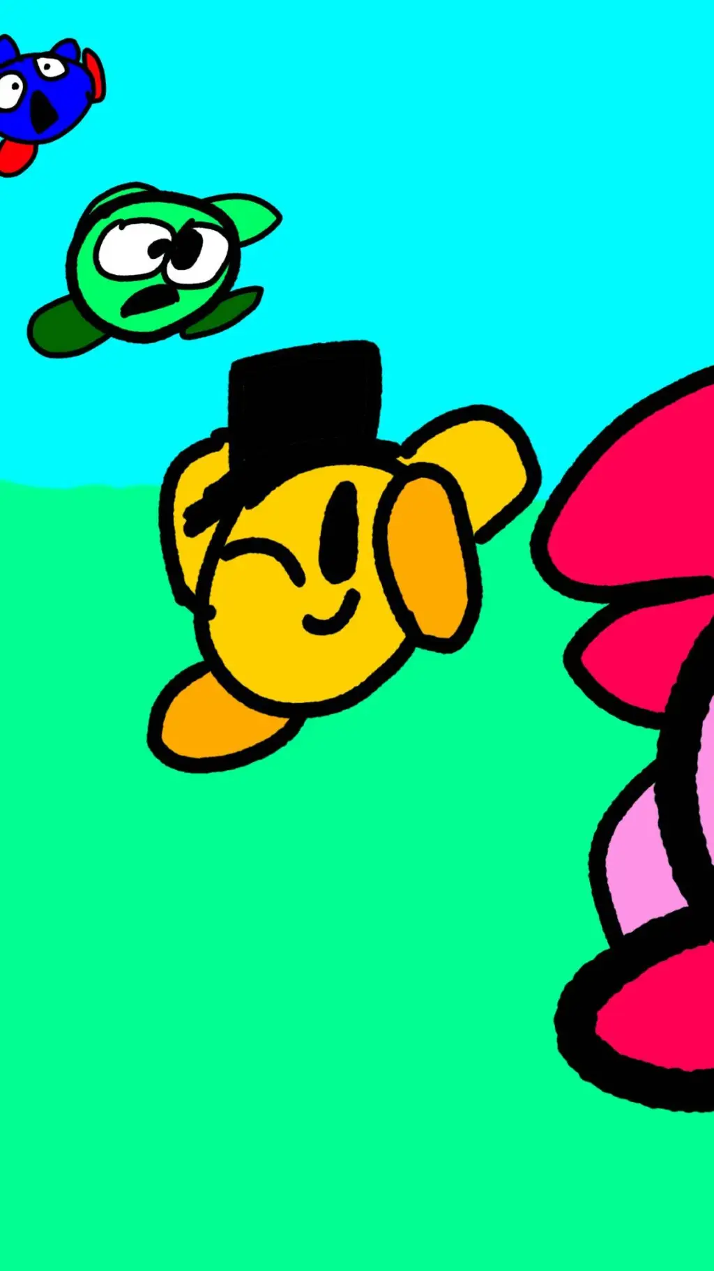 ai character: Kirby army background