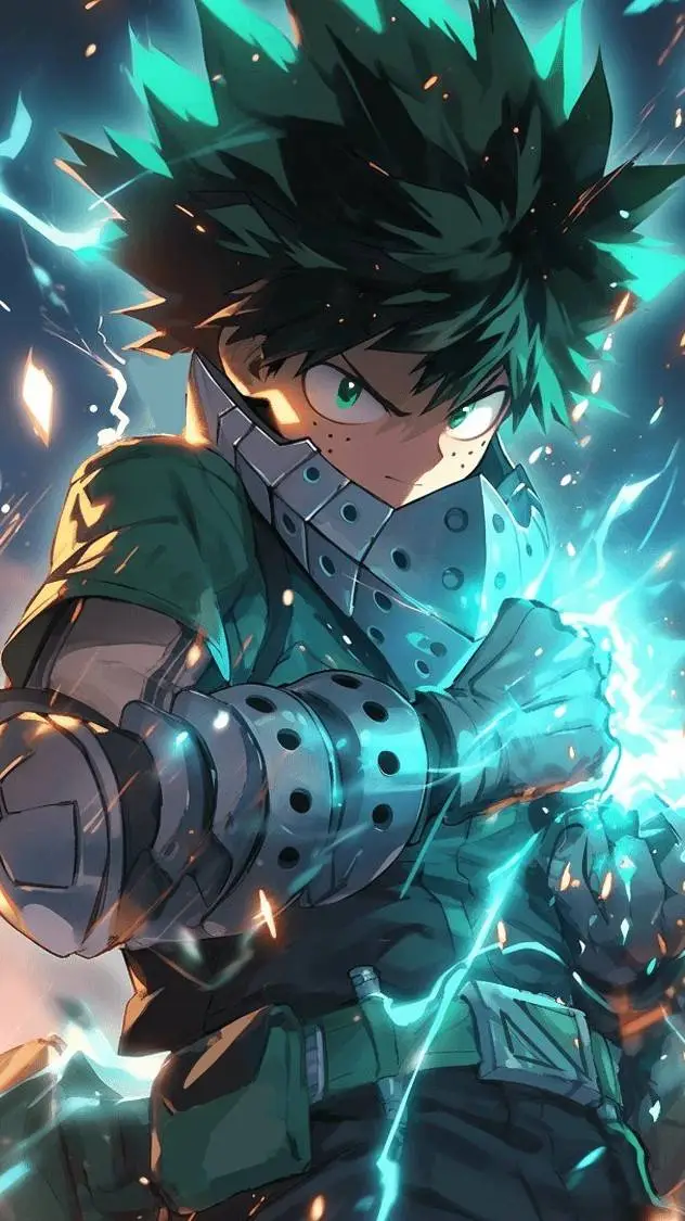 ai character: Izuku midoriya  background