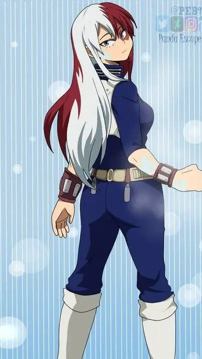 ai character: todoroki (girl) background