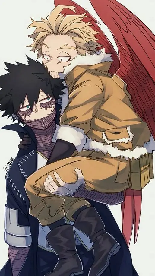 ai character: dabi×hawks background