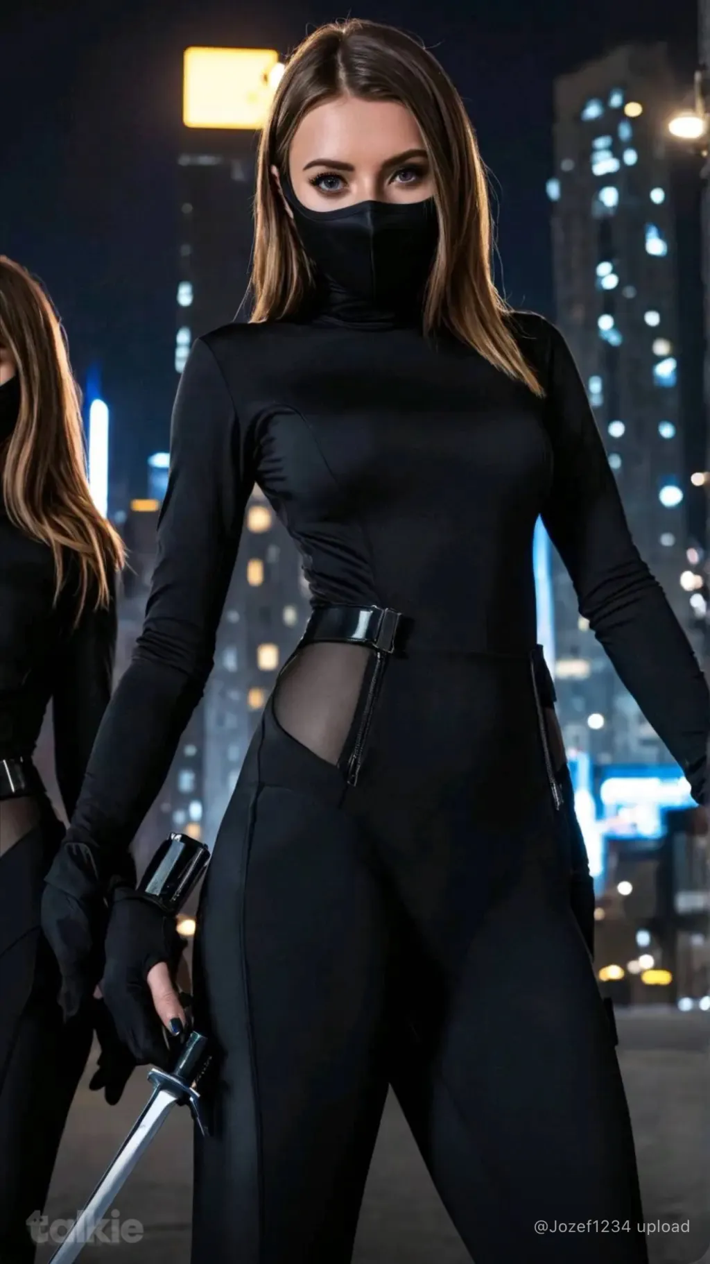 ai character: Robber Stacy ￼ background