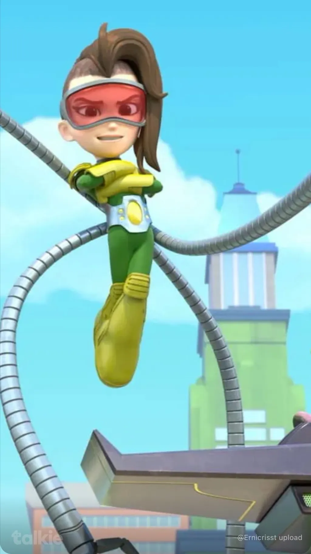 ai character: Doctor Octopus￼ background