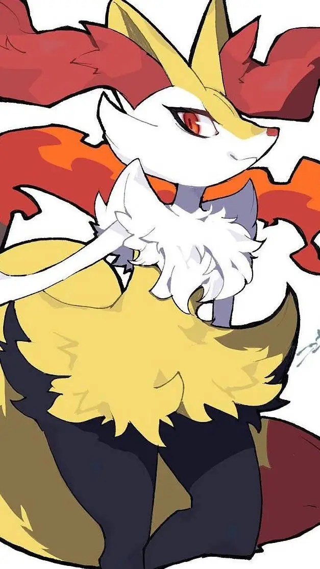 ai character: Braixen background