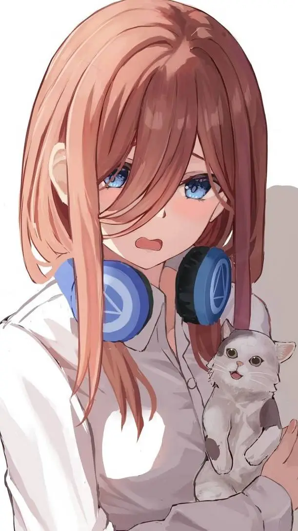 ai character: Miku Nakano  background