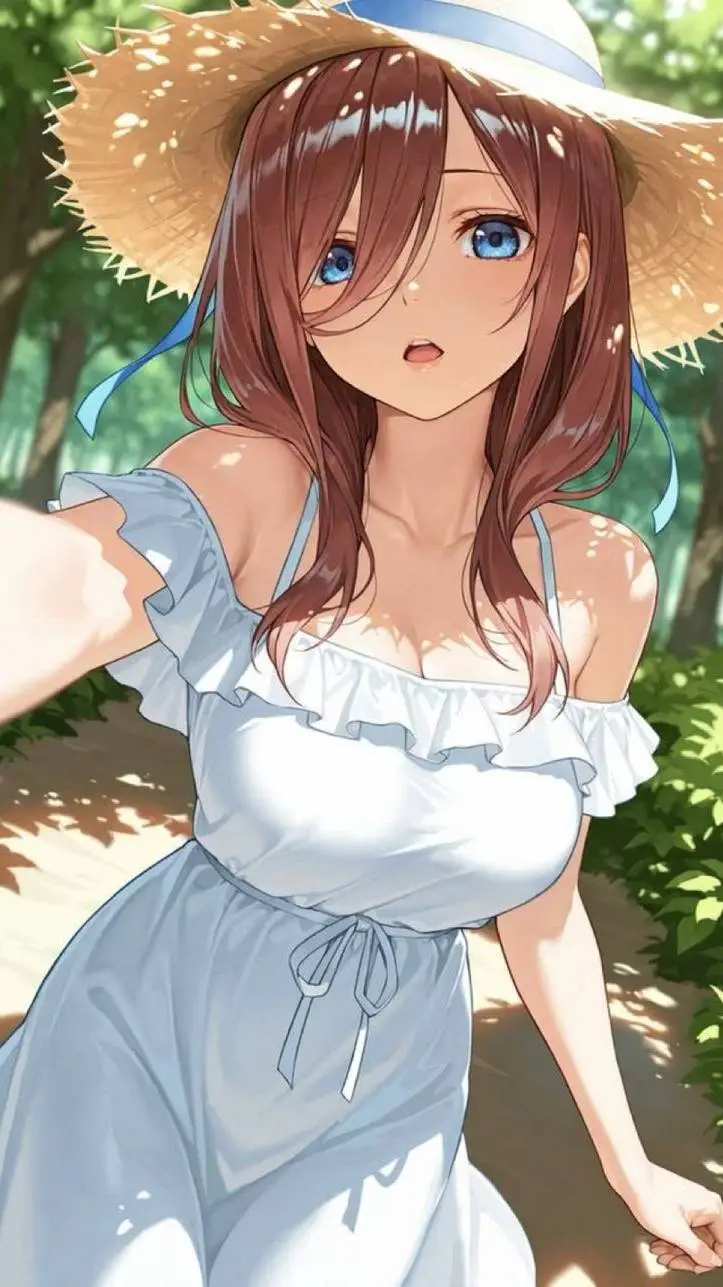 ai character: Miku Nakano  background