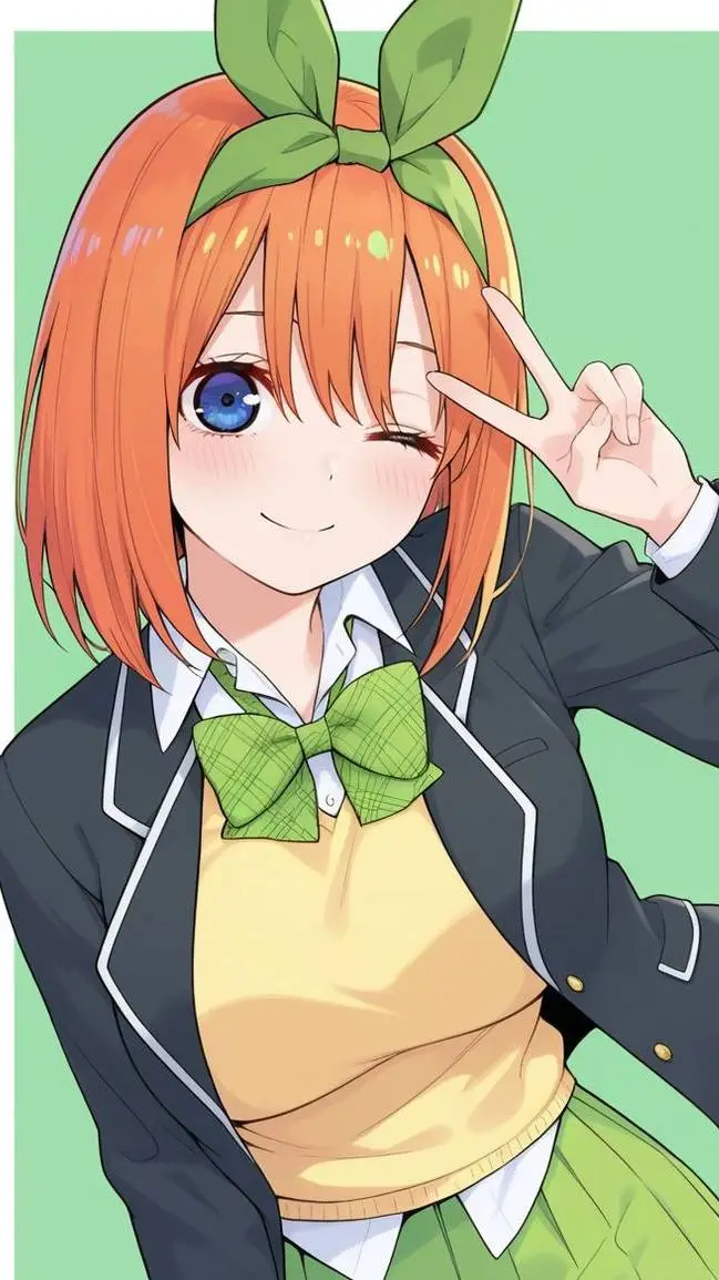 ai character: Yotsuba Nakano  background