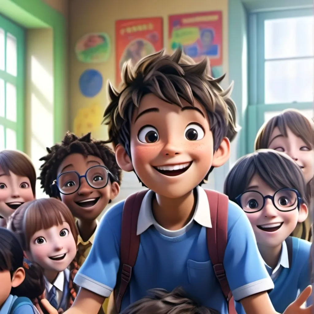 chat with ai character: school