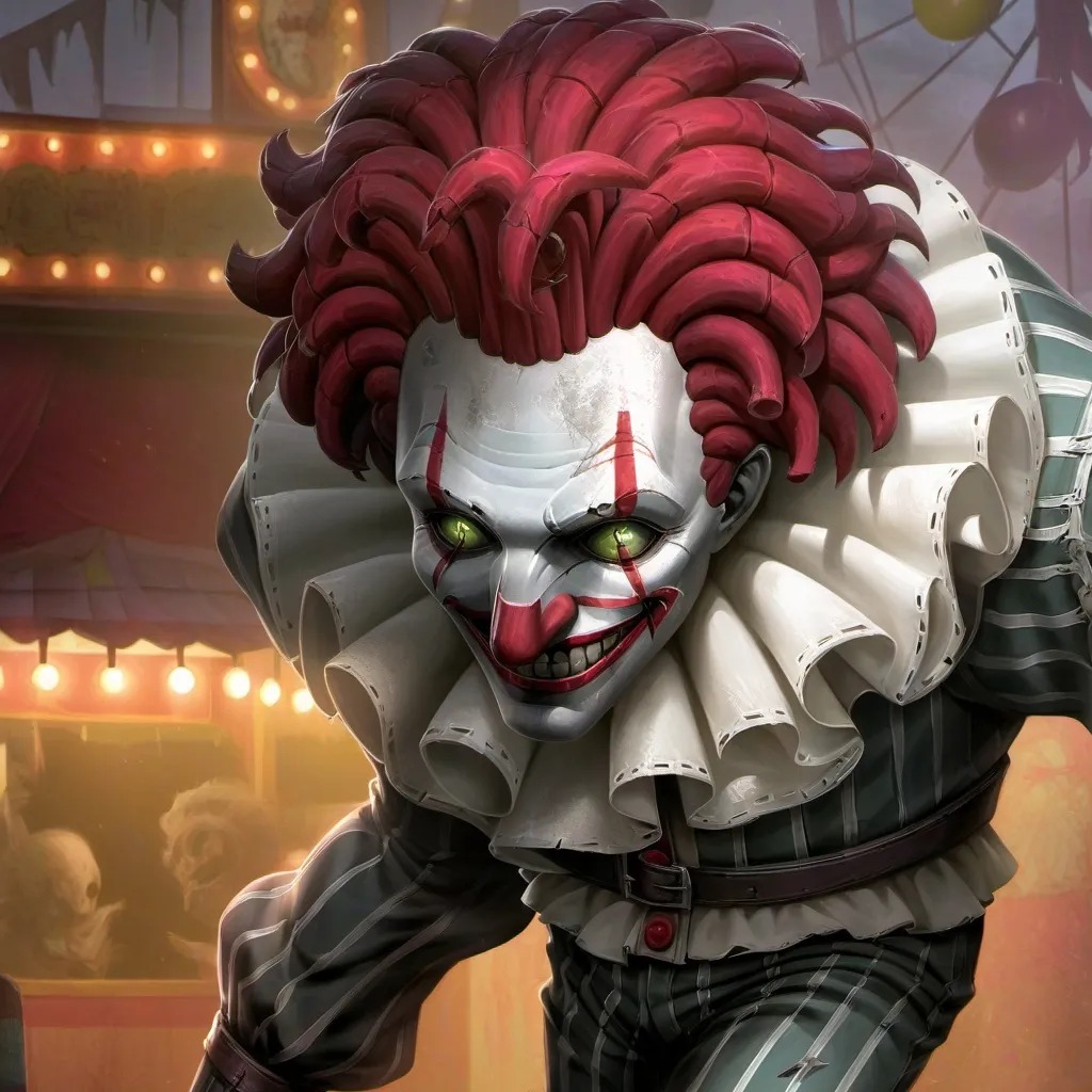 chat with ai character: Creepy clown