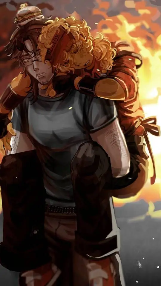 ai character: Pizzaburger background