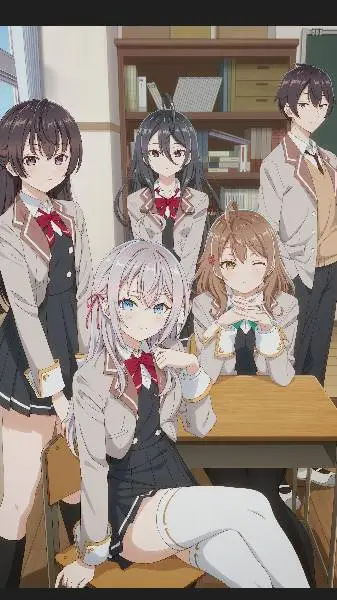 ai character: groups of girls background