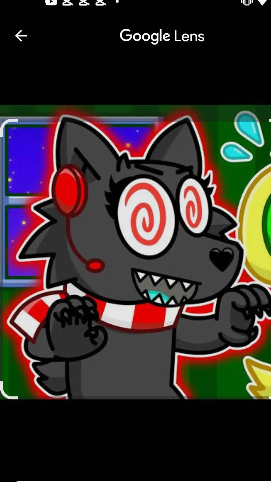 ai character: snowi evil background