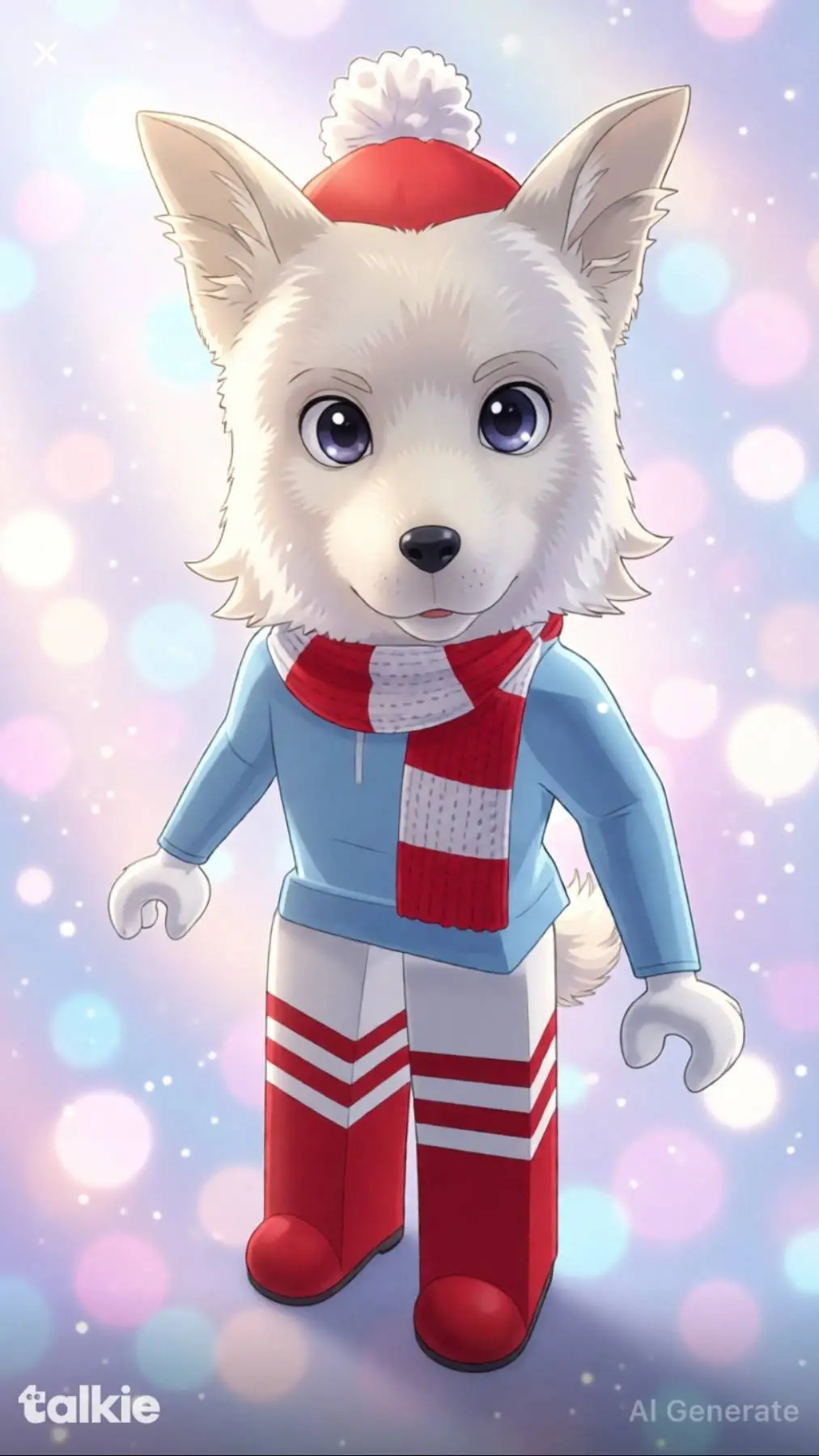 ai character: tylerandsnowianime background