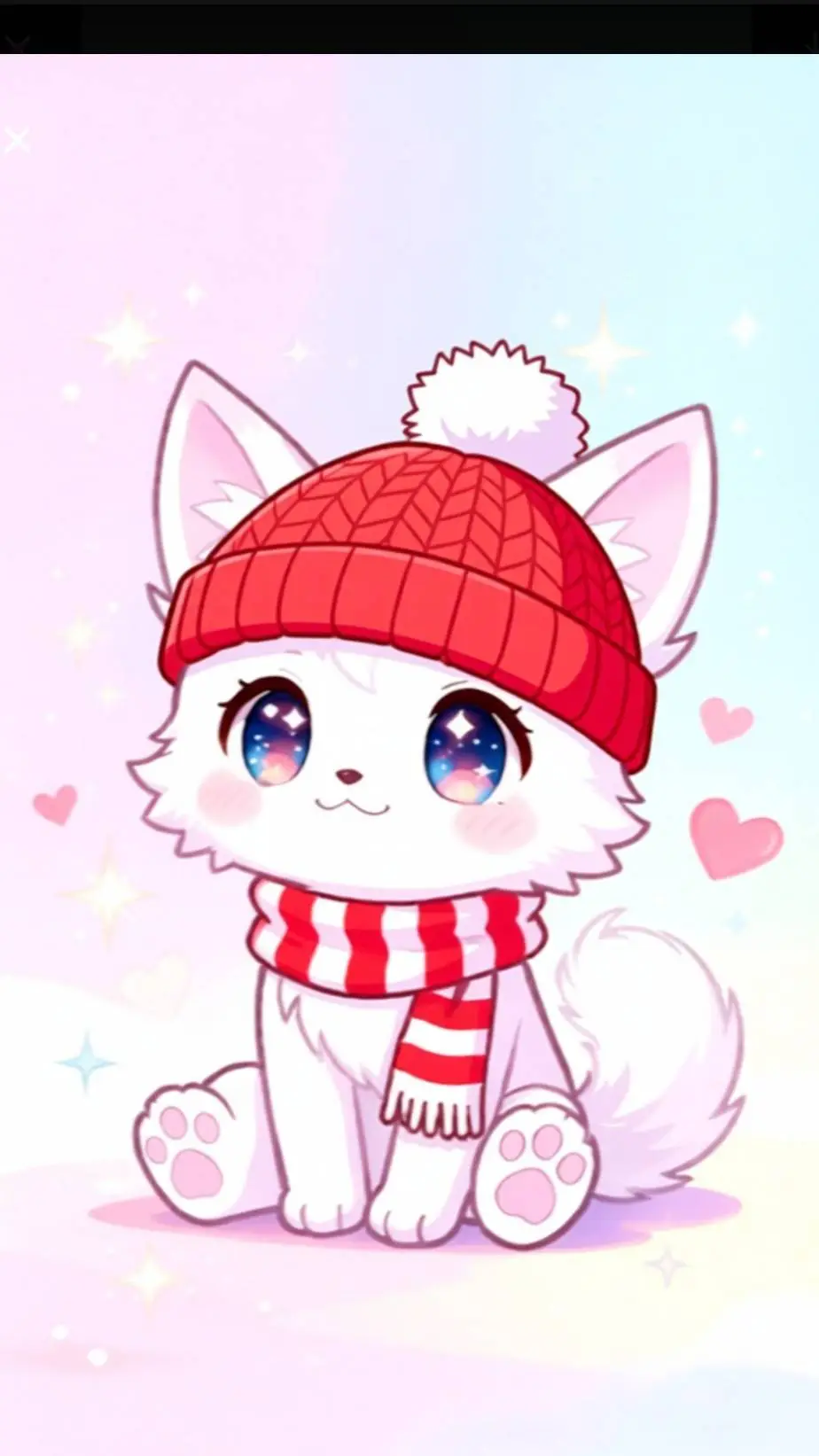 ai character: snowi pet background