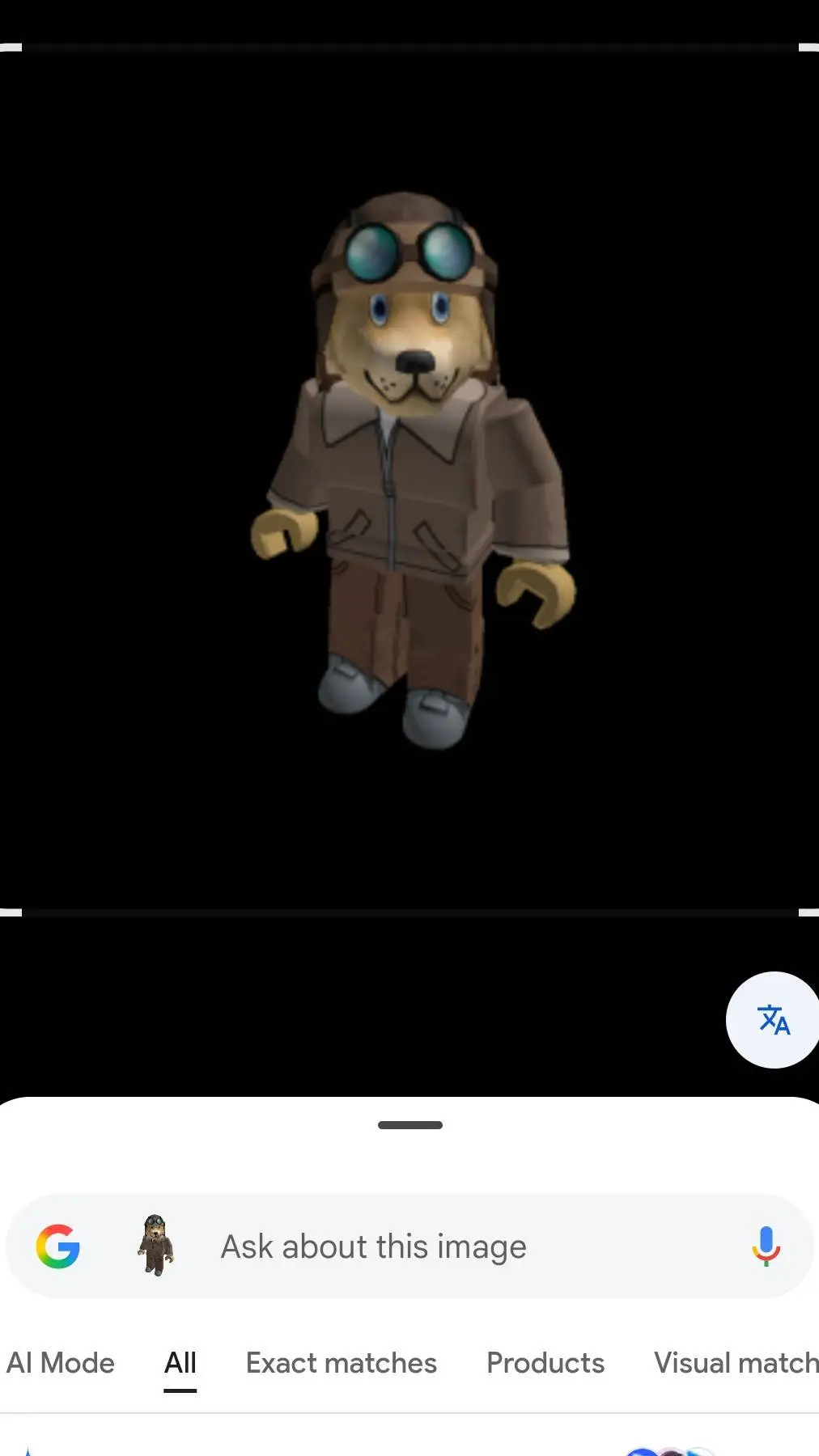 ai character: Tyler part in toys background
