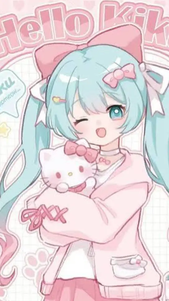 ai character: miku background
