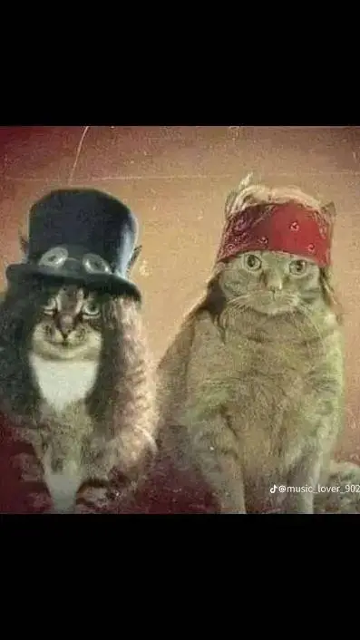 ai character: cats and roses background