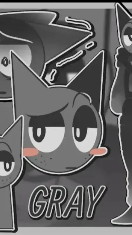 ai character: wenda x gray  background