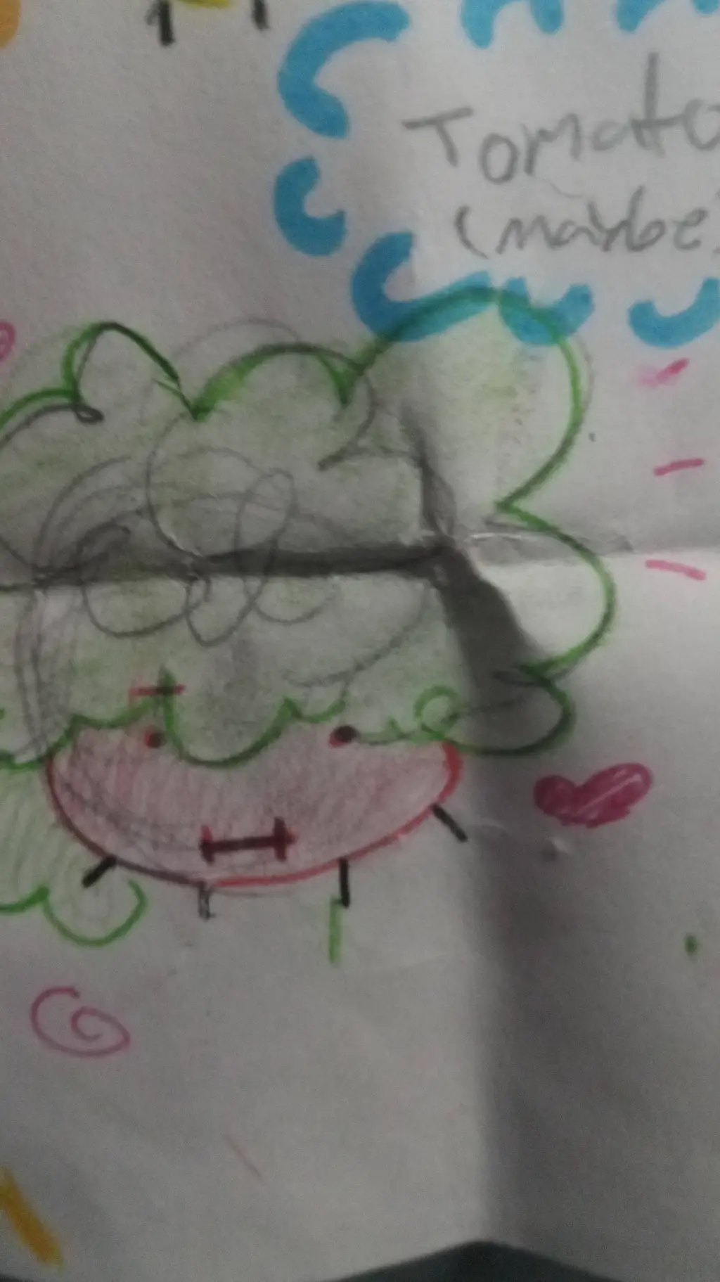 ai character: Tomato background