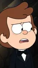 ai character: Dipper x Pacifica background