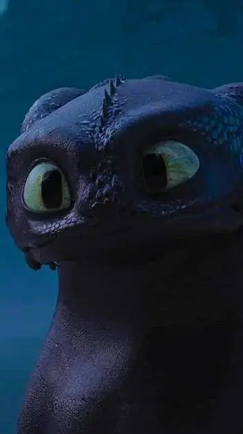 ai character: TOOTHLESS HTTYD background