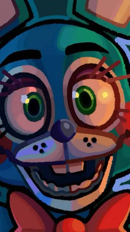 ai character: (🐰TOY BONNIE🐰) background