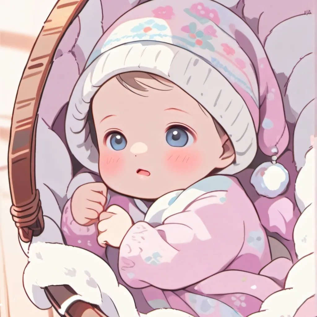 chat with ai character: Baby in a basket