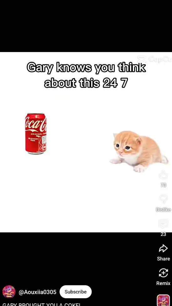 ai character: GARY GOT SODA background