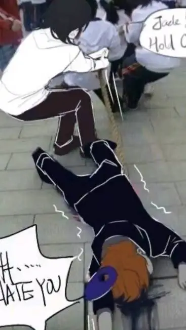 ai character: Jeff×eyeless Jack background