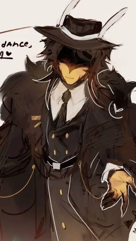ai character: doublefedora background