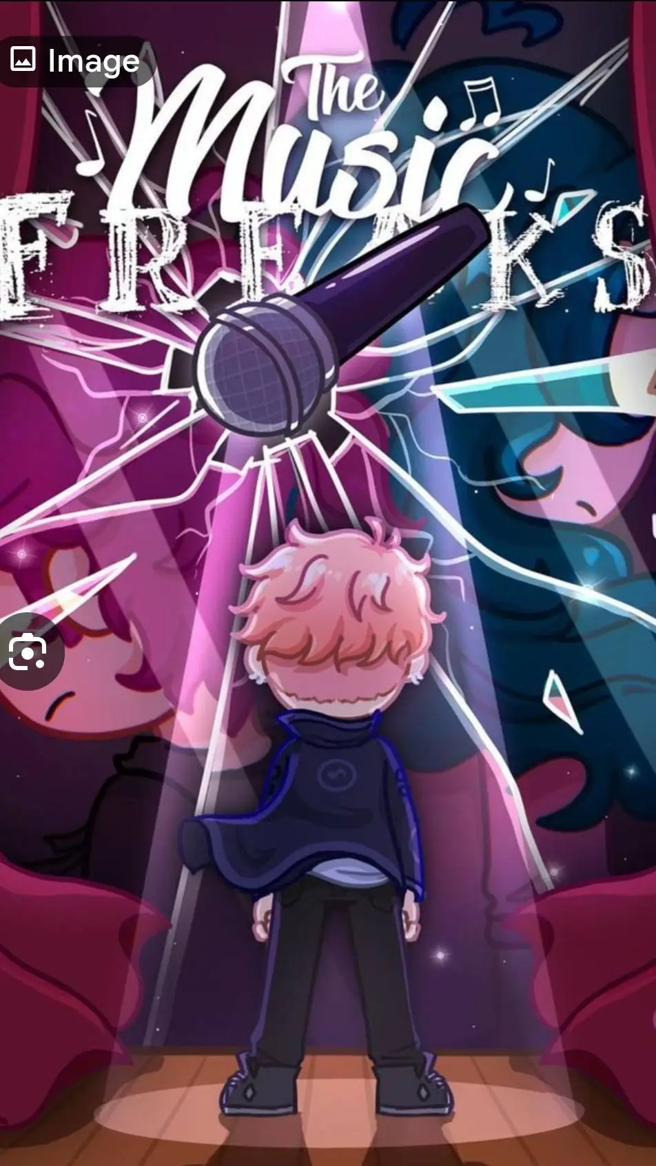 ai character: The music freak background
