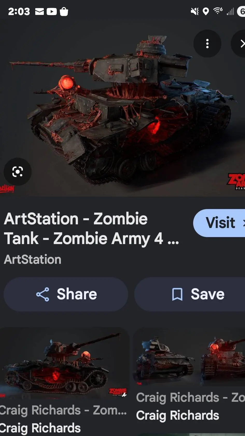 ai character: Zombie Panzer 3 background
