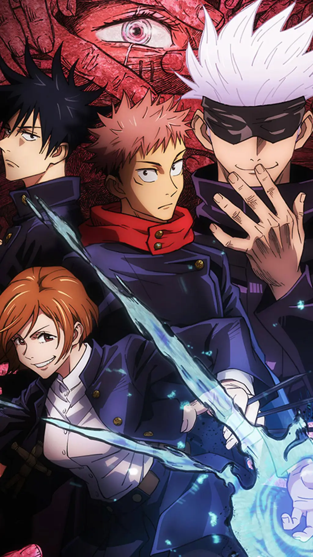 ai character: JUJUTSU KAISEN  background