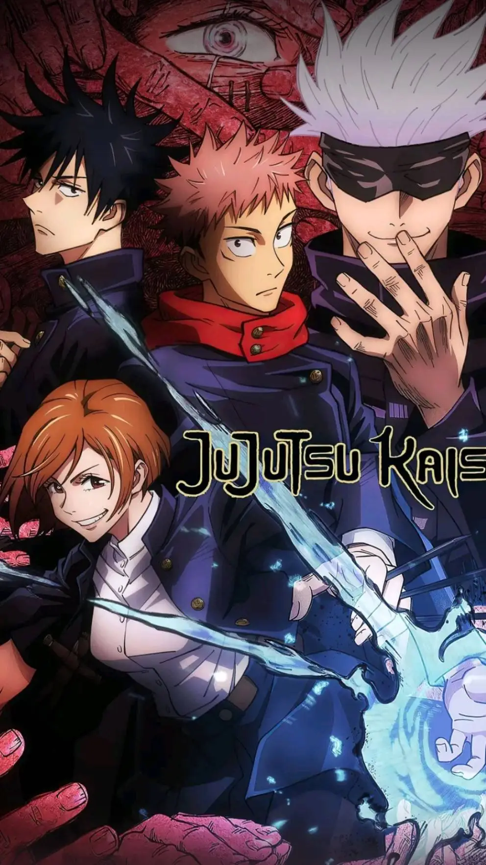 ai character: gojo satoru jjk background