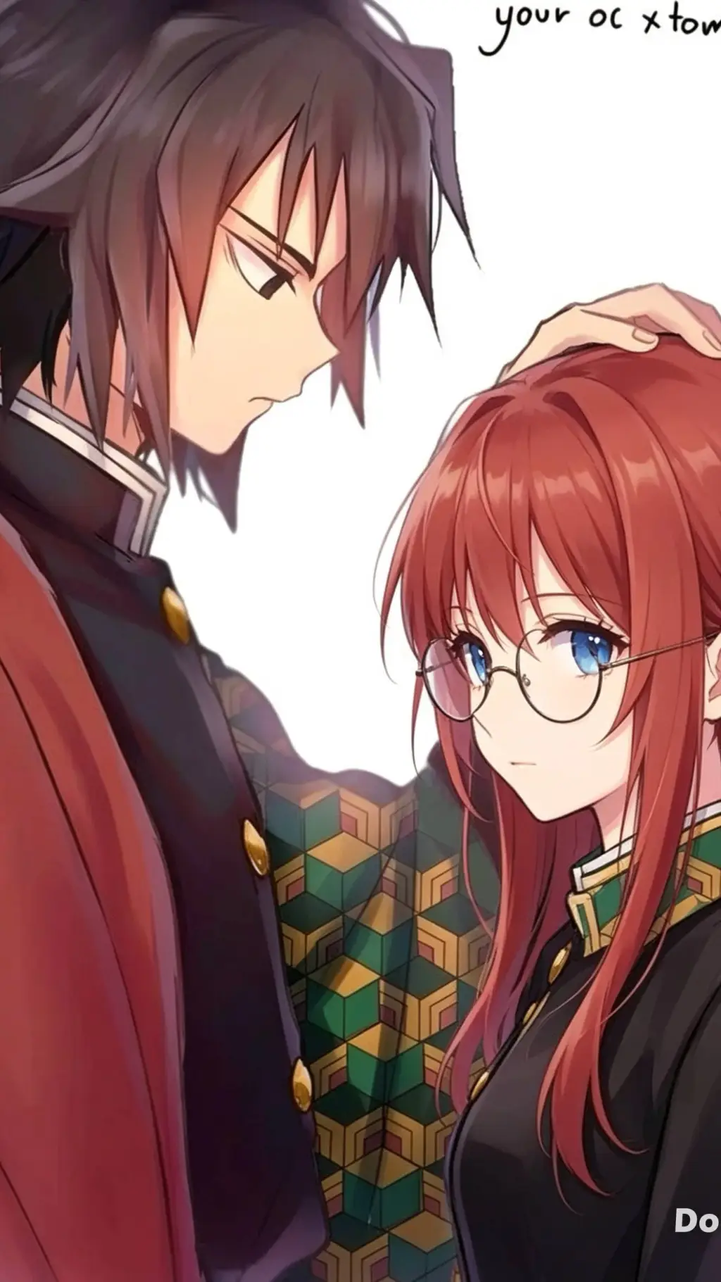 ai character: kunachu y giyuu background