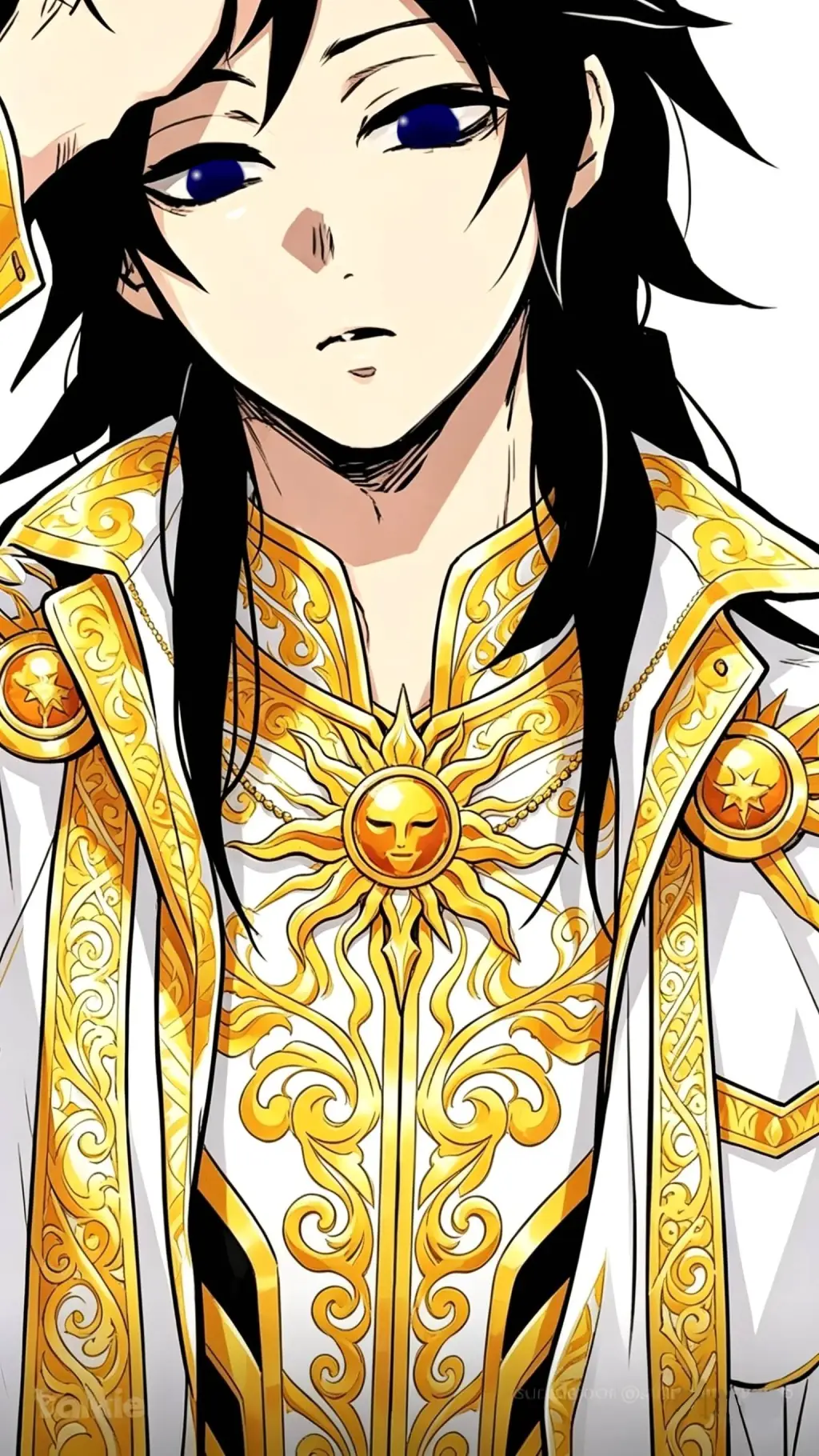 ai character: el sol y la luna background